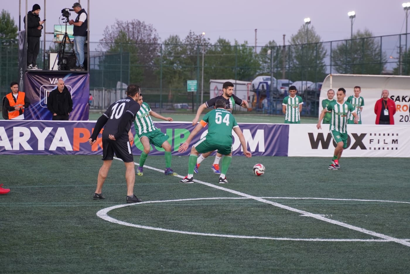Amatör futbol turnuvasından kare