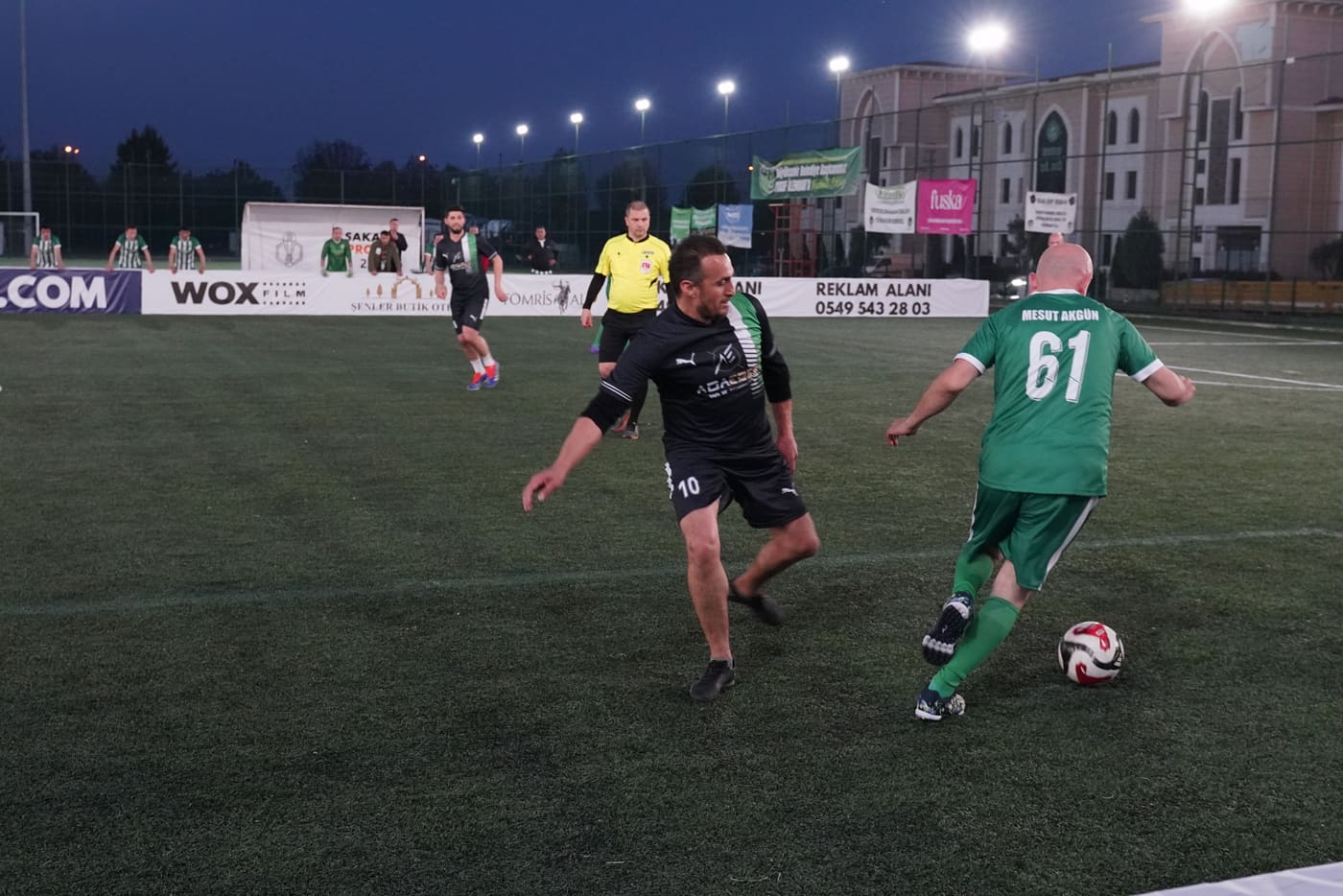 Amatör futbol turnuvasından kare